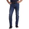 westAce Jeans Flex da uomo elasticizzati skinny rilassati slim fit casual a tutte le vite pantaloni in denim, Blu scuro, W38 / L32
