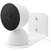 sciuU Supporto da Parete/Soffitto compatibile con Google Nest Cam (Indoor, con Cavo/Outdoor, a Batterie), Accessori Metallico Addensato Base Staffa Bracket per Camera Interna