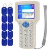 FTes RFKits FTtes RFKits Fotocopiatrice Portatile USB RFID ID IC Card Writer con Funzione di Decodifica Completa viene Fornito con Software 0, tra cui 10 Portachiavi da 2 in 1 a Doppia Frequenza Scrivibili