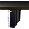 HumanCentric SFF supporto per PC sotto scrivania e staffa per montaggio a parete PC per tower desktop con fattore di forma ridotto, staffa per montaggio a parete UPS, supporto regolabile con cinghie
