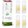 Aloe-beta Crema Contorno Occhi BIO con Aloe Arborescens - ANTIRUGHE BORSE e OCCHIAIE - Vitamine E, Oli Vegetali e Acido Ialuronico - 15ml (Quantità 4 Unità)