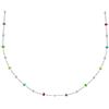 Schmuck Les Poulettes LES POULETTES BIJOUX - Collana Argento 925 Perle di Smalto Arcobaleno e Perle Argento 925