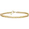 PROSTEEL Bracciale da Uomo a Catena Sottile Colore Oro 3.5mm Lungehzza 21 -Bracciali Uomo Acciaio