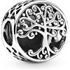Annmors Donna Ciondolo Albero della Vita Argento 925 Colgantes per Charm Bracciale