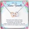 NONNA PROFESSIONISTA Collana Donna Moglie Amore Fidanzata Argento Idee Regali per lei, Anniversario Matrimonio Compleanno o Natale - Cofanetto con DEDICA incluso (Finitura Oro Rosa 14k)