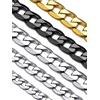 Suplight Collana Uomo Acciaio 9 mm Catena Cubana a Maglia Miami Curb Inossidabile Ipoallergenica Collana Catena Solida e Resistente - Regalo per Uomo Ragazzo 61 cm