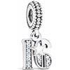MariaFonte Charm New 2025 Compatibile Tutte Marche 16 Anni Compleanno Anniversario Laurea Ciondoli Originale Charming Beads Argento 925 Mamma Bead Portafortuna Cuore Famiglia Natale Donna