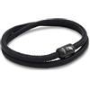 Wind Passion - Bracciale Uomo Corda Sportivo Surfer Marinaio Lifestyle con Nautica Magnetica Idea Regalo Donna Mare