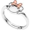 Disney Anello Bambine con Minnie Mouse in Argento