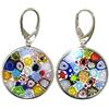 Venetiaurum - Orecchini Murrina Donna In Vetro Originale Di Murano E Argento 925 - Made In Italy Certificato