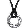 FaithHeart Cerchio Collana Vichinga Anello di Mobius Ciondolo Rune Vichinghe Amuleto del Mito Nordico Collanina Pelle Intrecciata Nodo Celtico Regalo Compleanno per Lui Coppie
