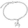 SILVEGO Bracciale da Donna in Argento 925 con Origami Cavallo