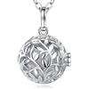 EUDORA Harmony Ball Chiama Angeli Gravidanza Collana con Albero della Vita Collana Pendente Forma di Carillon Musicale per Donna Madre Bambino Gioielli Regalo Originale, 76 cm e 114 cm