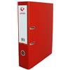 Grafoplás 17279551-Raccoglitore ad anelli, 80 mm, folio, rosso, 1 pezzo