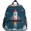 BEUSS Grigio Razzo Universo Spazio Zaino per Asilo Nido Prescolare Bambini Studente Bookbag Zainetti per Viaggio Ragazze Ragazzi 2-7 Anni Capretto