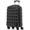 Flight Knight Bubble Suitcase - Ryanair easyJet Jet2 Approved - 8 Wheel Carry Cabin Hardcase 55x35x20cm