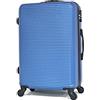 CELIMS Valigia di marca Francese - Valigia M - Valigia 65cm / 60 Litri - 5859 Blu