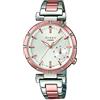 Casio Orologio Analogico Quarzo Donna con Cinturino in Acciaio Inossidabile Massiccio SHE-4051SPG-7AUER