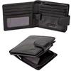Lavalen Portafoglio Uomo Pelle Vera - Portamonete Uomo Elegante con Blocco RFID - Porta Carte di Credito Grande - Wallet for Men - Portafoglio Slim con Portamonete - Idee Regalo Papá.