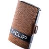 I-CLIP Original Portafoglio Uomo Slim - Porta Carte di Credito piccolo I Idea Regalo Uomo I Portatessere Tascabile I MADE IN GERMANY | Pure Nocciola