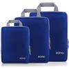 Eono Organizzatori da Viaggio a Compressione, Organizer Valigia Set, Cubo di Viaggio, Cubi di Imballaggio, Compression Packing Cube