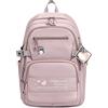 FANDARE Zainetti per bambini Cartelle per la scuola Zaini Donna Zaino Scuola Ragazze Ragazzi Zainetto Zaini Casual per Scuola Lavoro Escursioni Viaggi Daypacks Impermeabile Nylon Viola