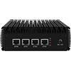 HUNSN Micro Firewall Appliance, Mini PC, pFsense, OPNsense, Untangle, VPN, Router PC, Intel N5105, HUNSN RJ02, AES-NI, 4 x Intel 2.5GbE I225-V B3 LAN, SIM Slot, 8G RAM, 64G SSD