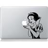 Bubble Bath Media Macbook 13 15 17 Air 13 Decal Sticker Snow White arte per computer portatile di Apple