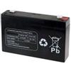 Heib Batteria di alta qualità adatta per UPS APC Smart UPS SC 450 montaggio in rack/tower, al piombo-acido PB, 6 V (set composto da2 batterie come quella mostrata nell'immagine)