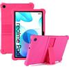 YHFZR Custodia Cover per Realme Pad 10,4 Pollice, Ultra Leggero Protettiva Cover in Silicone con Supporto per Bambini per Realme Pad 10,4 Pollice, Rosa