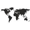 4R Quattroerre.it - 5254 - Adesivi Adventure Stickers per Bauletti Moto, Mondo, Nero