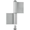 Alberts 414320 Cerniera per cancelli Metallici, Acciaio, Ø 9 mm, Höhe: 120 mm