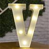 Tiardey Lettere Luminose a Forma di Simbolo a LED, lampade da Tavolo con tendone in plastica con Alfabeto, Festa di Compleanno per Matrimoni Tutti i Giorni a casa Appeso a Parete Decor-V
