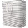 Lifewit Cesto Portabiancheria, Cesta Portabiancheria Pieghevole, Portabiancheria Sporca con Manici Allungati, Laundry Basket per Camera da Letto, Bagno e Lavanderia100L, Grigio
