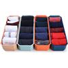 Fulushouxi 4 Pezzi Organizer Cassetti, Contenitori per Calzini Biancheria Intima, Organizzatore per Cassetti Armadio, Divisori per Cassetti Casa, Reggiseni, Calzini, Mutandine
