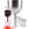 Plaisir de la Cave Imbuto Piccolo con Filtro in Acciaio Inox 3in1 - Decanter per Vino, Aeratore per Caraffa i Bicchieri, Versatore - Migliora Il Vino & Ripulisce i Residui - Accessori Degustazione
