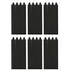 H Hansel Home - Candele per candelabro, cera,Set di 24 pezzi,Altezza 17.5 cm,Ø1.8cm, Candele a bastoncino(colore nero)