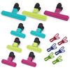 AUAUY Mollette Chiudi Sacchetti Cucina, 15PZ Plastica Mollette Chiudi Pacco con Conservazione Degli Alimenti Clip Set, Mollette Alimenti, Clip per Cibo Sacchetti, per Sigillare Snack o Caffè (3 Stili)