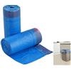 Manfâ Borse da sacco, Borse per rifiuti durevoli resistenti 30L, Sacchi per spazzatura, Rivestimenti per ufficio, Cucina, Soggiorno, Camera da letto, Bagno, 50 * 60cm 30 l - 100 Borse Blu