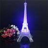 Honfitat Mini Cambiare Colore Torre Eiffel Di Notte Della Lampada Da Tavolo A Led Scrivania Della Camera Da Letto -25Cm