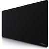 TITANWOLF - Grande Tappetino Mouse da Gioco - XXXL Oversize Mousepad - Dimensione 1200 x 600 mm - XXL Formato Oversize da scrivania e Tavolo - per Mouse e Tastiera - Nero