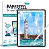 PAPERFEEL 2 Pezzi Pellicola Protettiva per iPad Pro 12,9 Pollici Modello 2022 2021 2020 2018 6a/5a/4a/3a Generazione, Pellicola di Carta PET Opaca per Disegno-Antiriflesso, Anti-impronta Digitale