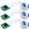 AZDelivery 3 x Camera compatibile con Raspberry Pi Modulo e cavo flex 100cm Fotocamera incluso un E-Book!