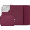 RAINYEAR make life easier RAINYEAR Custodia da 11 pollici con fodera morbida, tasca frontale e tasca portaoggetti per MacBook Air da 11,6 pollici, MacBook Neo da 13 pollici, notebook e Chromebook da 11 pollici, Rosso