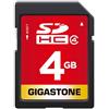 Gigastone Scheda di memoria SDHC da 4 GB, Premium Series, ad alta velocità, compatibile con foto, video, musica, file vocali, videocamera, PC, classe 4, con 1 mini custodia