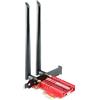 Ziyituod Scheda WiFi AX210 Bluetooth5.2 Scheda WiFi 6 PCIe, Fino a 5400Mbps, Tri-Bande (6GHz/5GHz/2.4GHz) Scheda WiFi 6E Per PC Windows 11/10(64Bit)