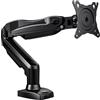HUANUO Supporto Monitor Scrivania Schermi 13-32 Pollici, Braccio Monitor fino a 9 kg, Monitor Arm Ergonomico con Inclinazione, Rotazione e 360°, Altezza Regolabile, Compatibile VESA 75x75/100x100