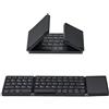 Mcbazel Tastiera senza fili pieghevole con touchpad per tablet/cellulare/PC, tastiera portatile senza fili ricaricabile supporta più dispositivi/iOS/Android/MacOS/Windows, Layout US - nero