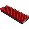 1 one enjoy One enjoy SSD M.2 2280 Dissipatore di Calore in Alluminio con Cuscinetto Termico in Silicone per PC/PS5 (Red)