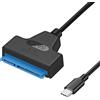 EasyULT Cavo Adattatore USB C a SATA, Convertitore USB 3.1 a SATA Cavo Adattatore per Dischi Rigidi 2.5'', Supporto UASP SATA III